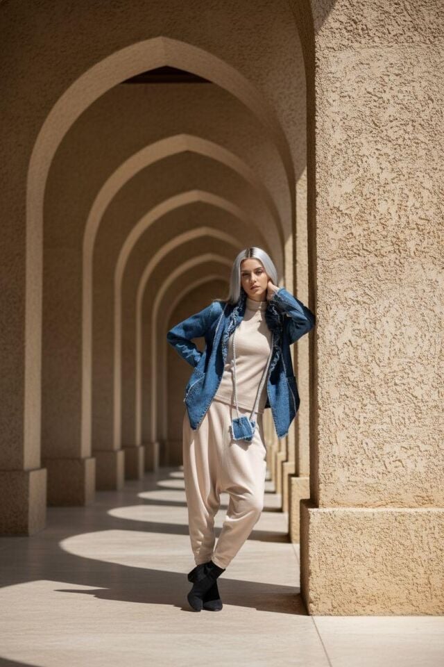 Luxe Tencel Kordonlu Ceket