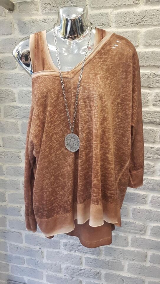 Comfort Flow Yarasa Kol Triko Tunik