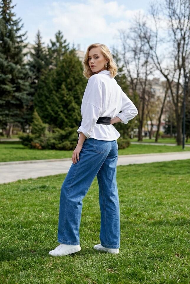 Soft Structure Beyaz Gömlek