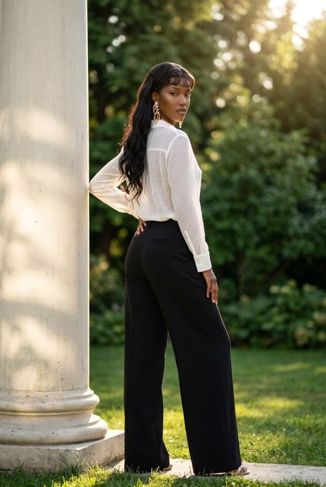 Dört Cepli Bağcıklı Pantalon