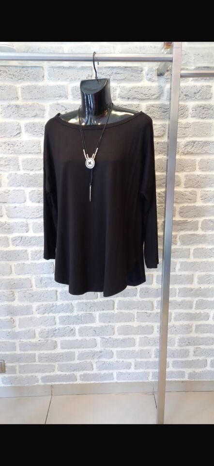Suprem Eteği Oval Tunik