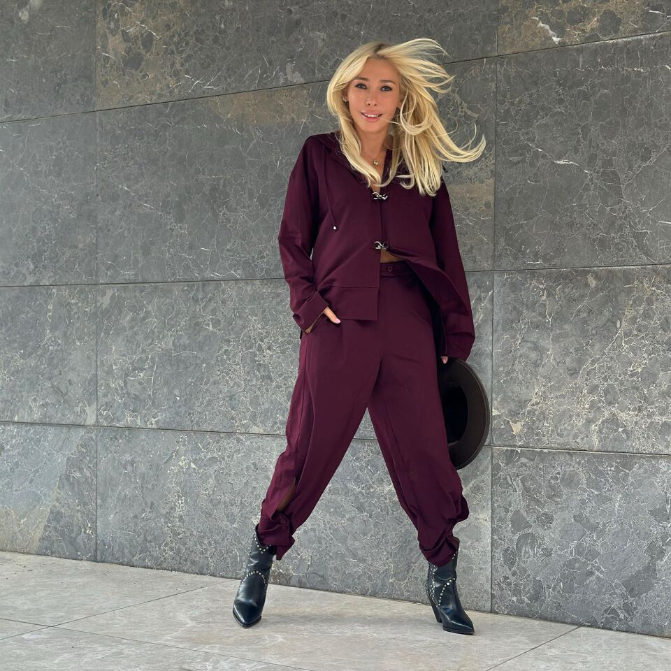 Düğmeli Paça Pantolon