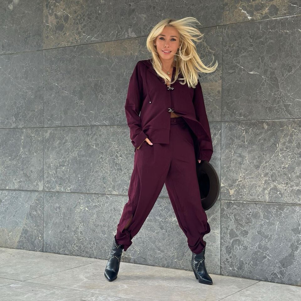 Düğmeli Paça Pantolon