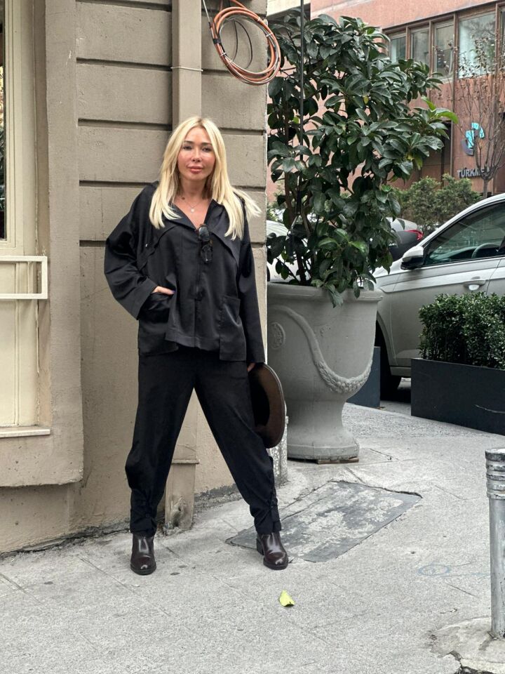 Düğmeli Paça Pantolon