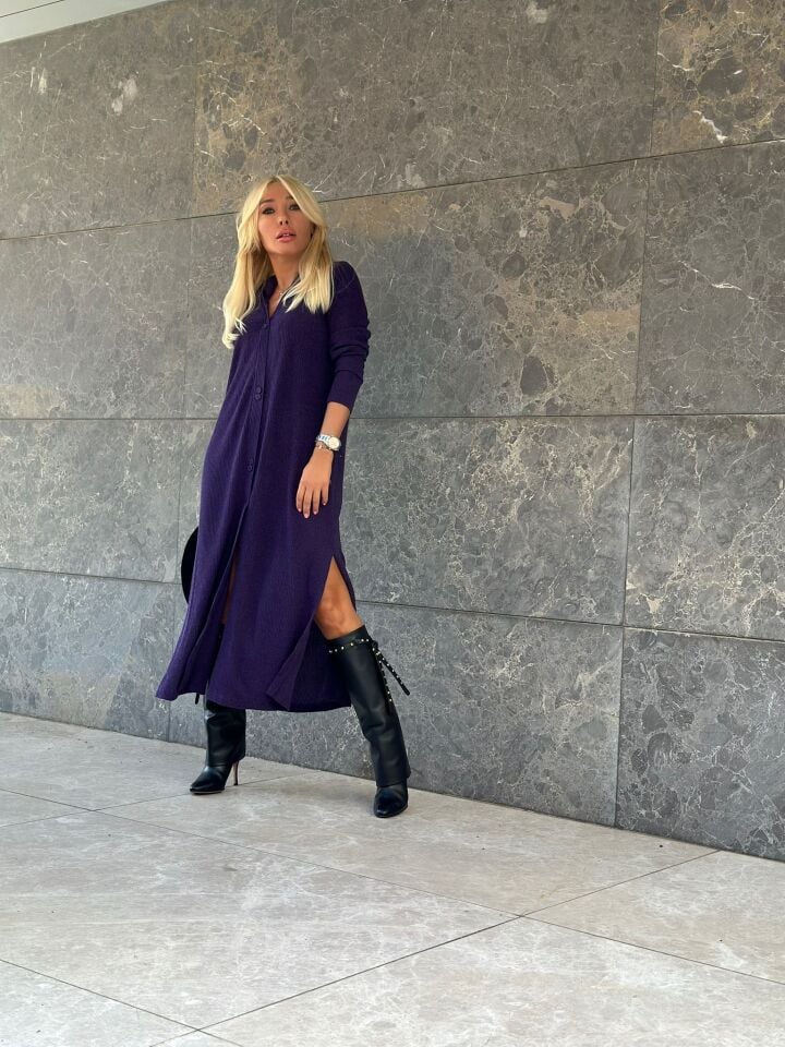 Triko Hırka Siyah