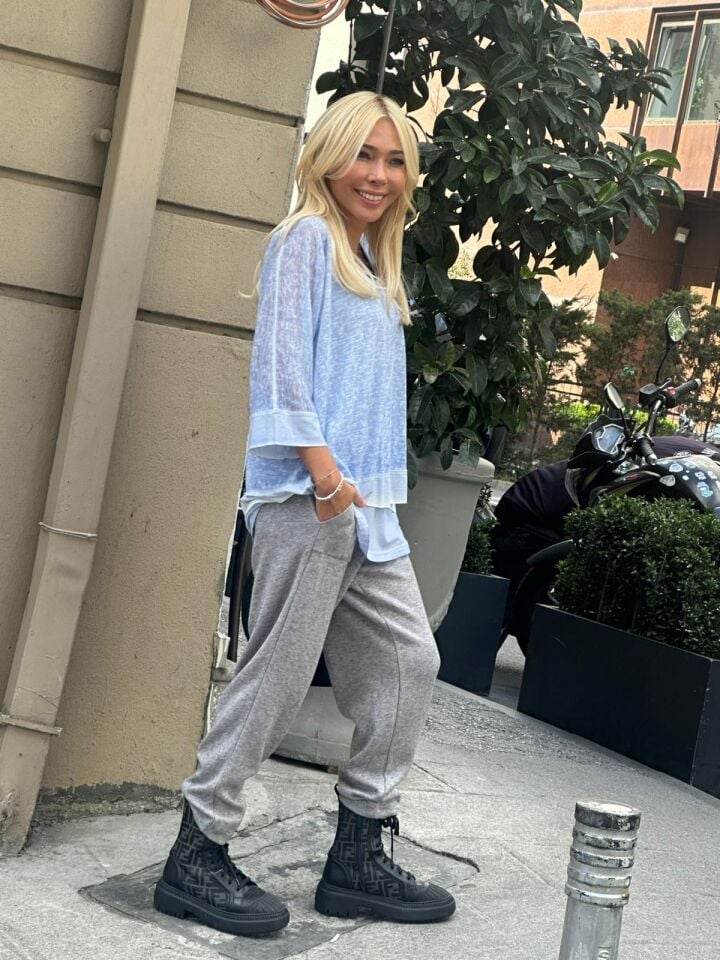 ANGORA PANTOLON GRİ