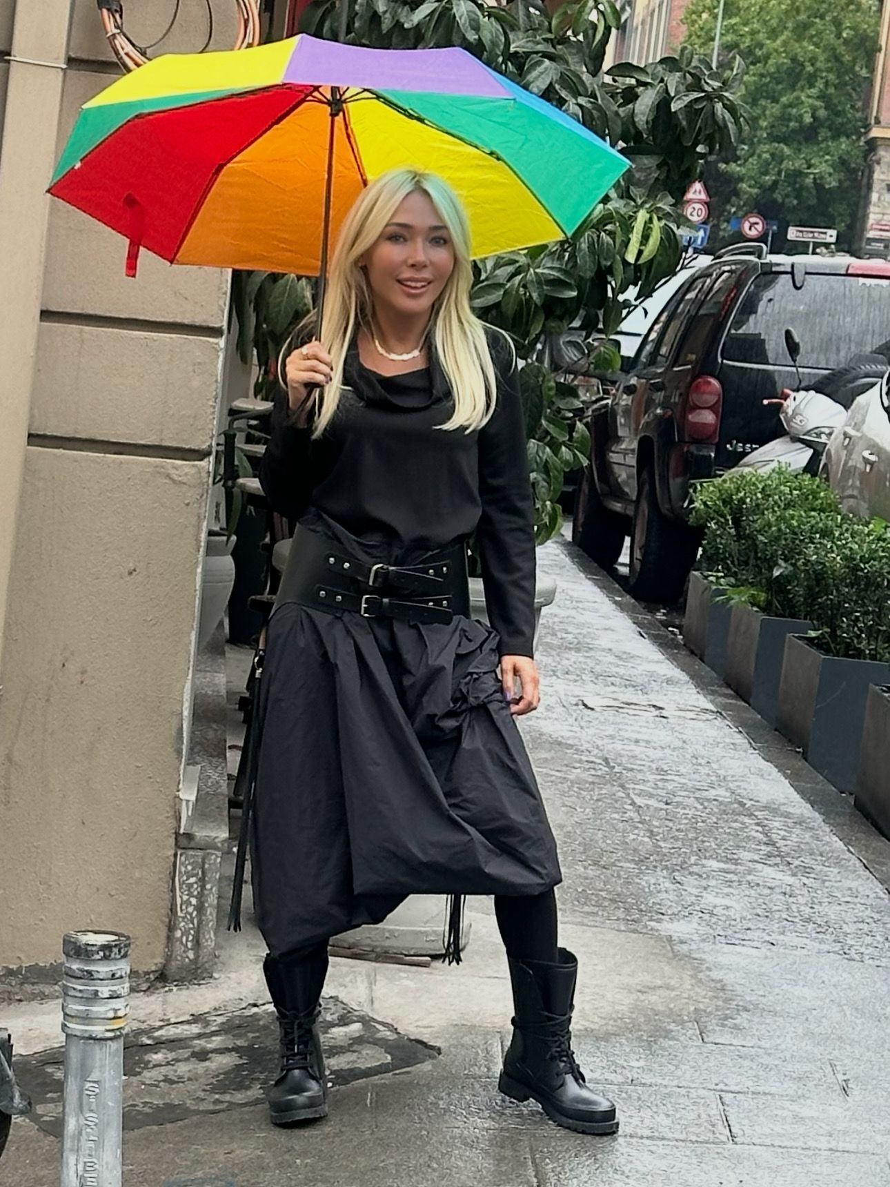 DEGAJE  ELBİSE SİYAH