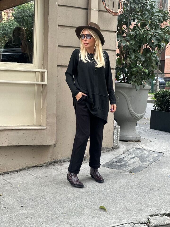 URBAN EASE MİNİ DRESS SİYAH